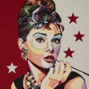 Gobelin Panel 47x47 cm, Audrey Hepburn